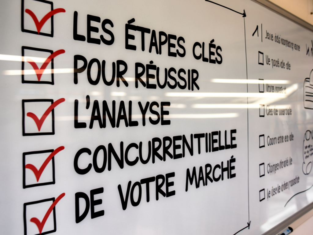 Les étapes clés pour réussir l'analyse concurrentielle de votre marché